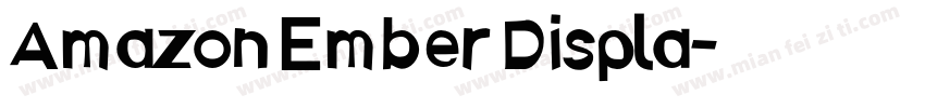 Amazon Ember Displa字体转换